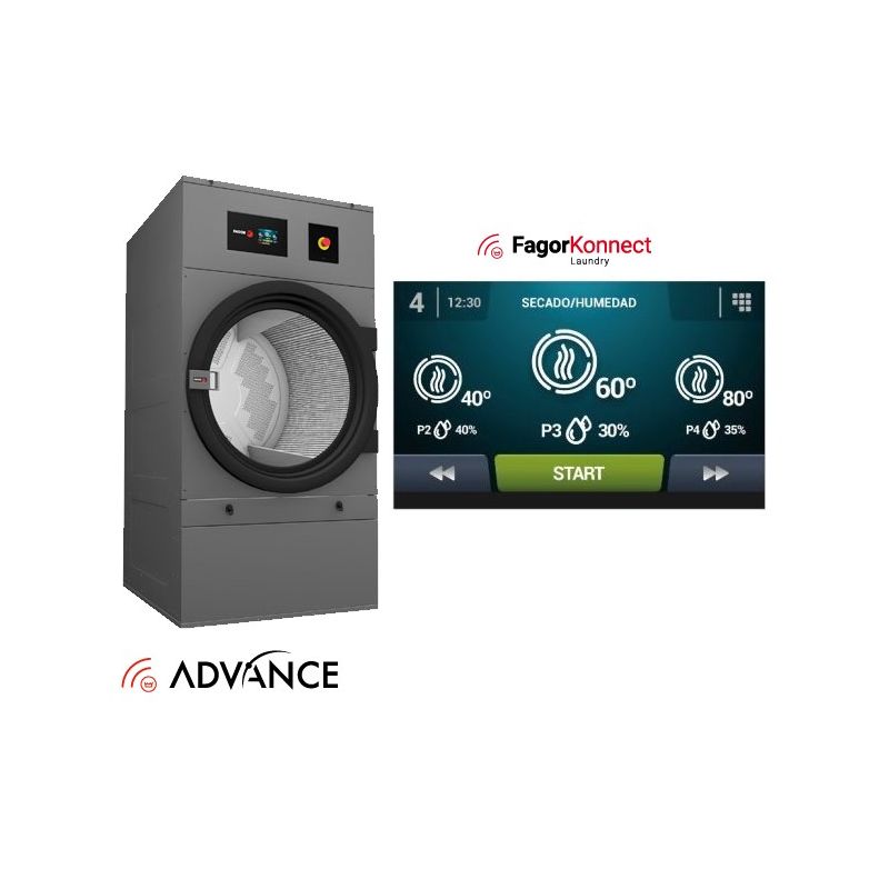 Sèche-linge vapeur Advance 15 kg FAGOR