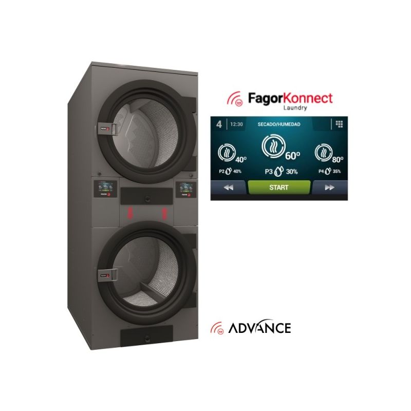 Sèche-linge électrique en colonne Advance 11 kg fagor