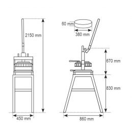 Diviseuse manuelle ronde 30 divisions, sinmag