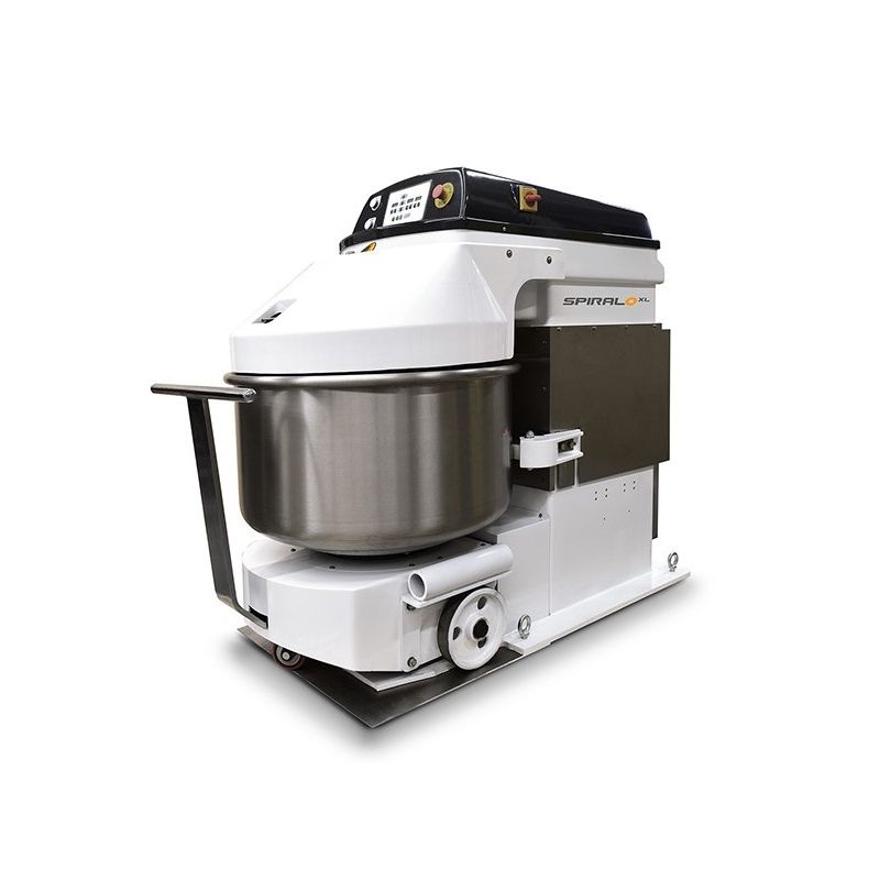 Pétrin xl à spirale triphasé capacité 80 kg 220 trs/min