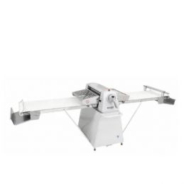 Laminoir professionnel inox avec tables relevables d'une longueur de 2720 mm