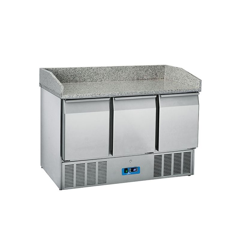 Table à pizza avec 3 portes GN1/1 - virtus