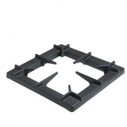 Cuisinière à gaz professionnelle sur coffre avec portes avec 6 brûleurs de 5.5 à 7.5kw