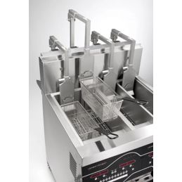 Friteuse électrique haut rendement 2 x 14 l - 28 kw