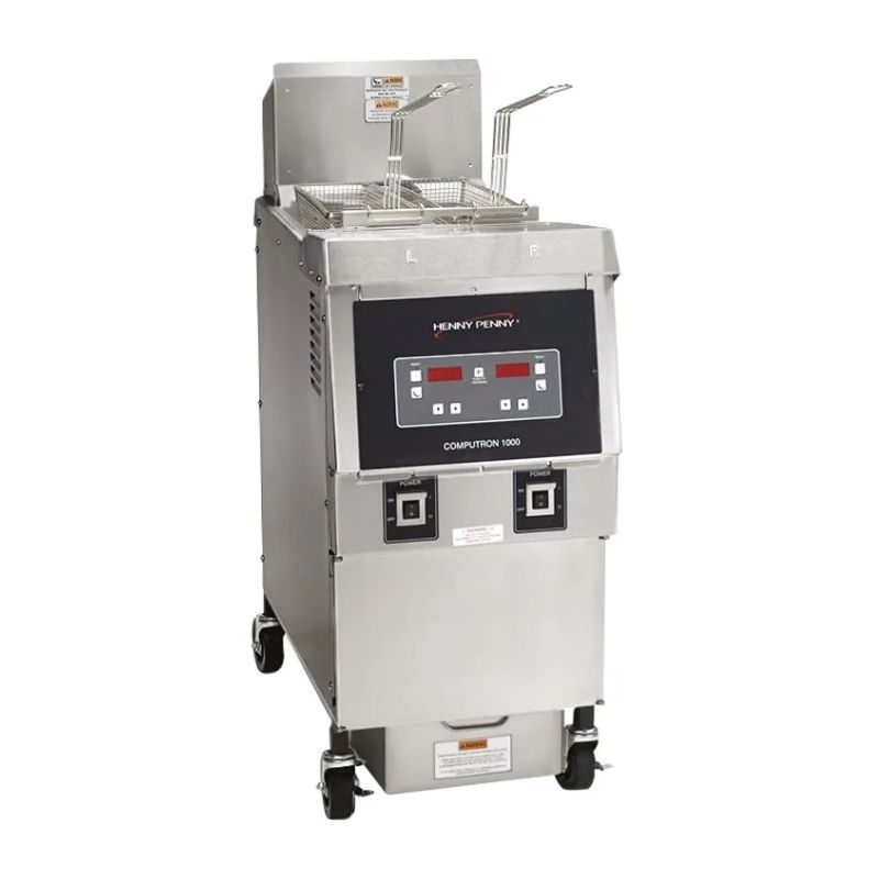 Friteuse électrique haut rendement 27 l - 14 kw - 441x949x1118