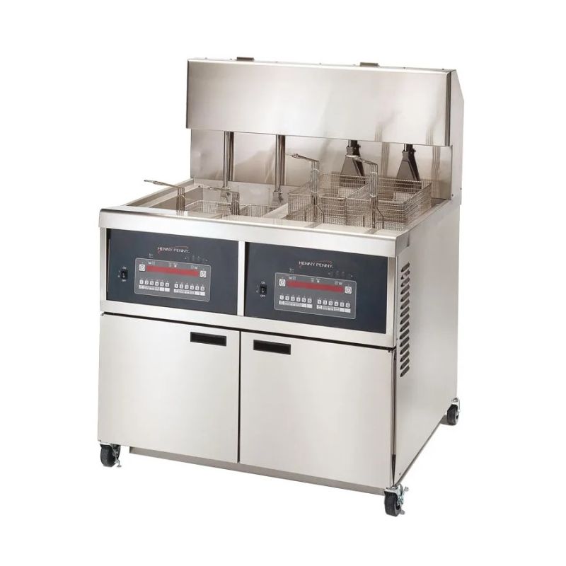 Friteuse électrique haut rendement 2 x 36 l - 44 kw - henny penny