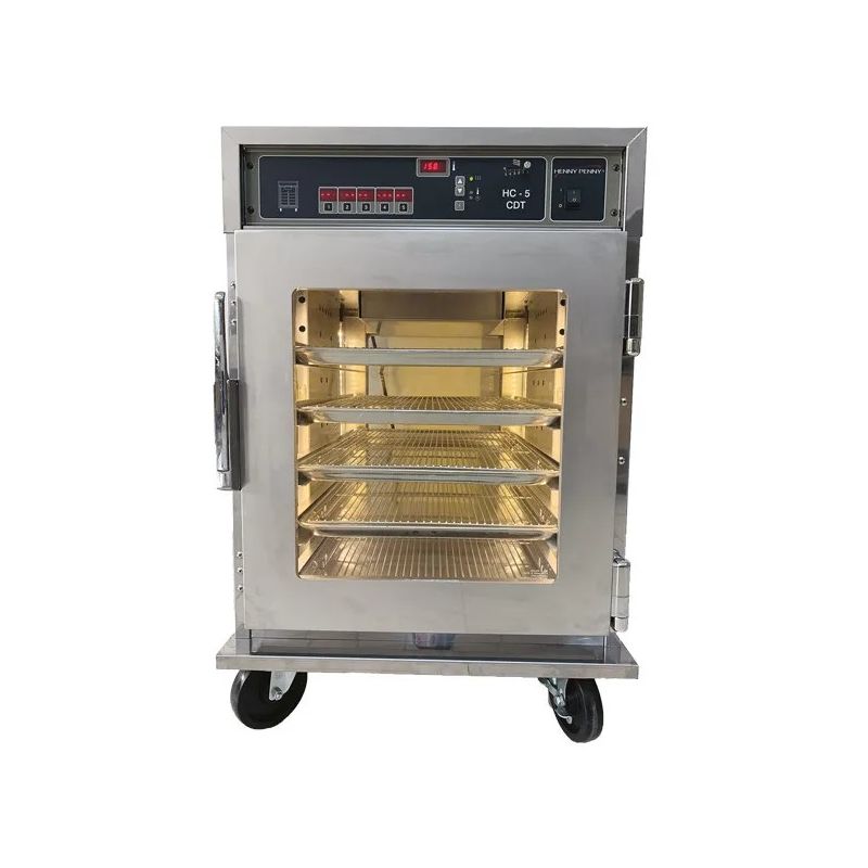 Vitrine chauffante 5 niveaux à humidité contrôlée - 1,6 kw