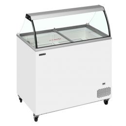 Congélateur à crème glacée avec couvercle de service