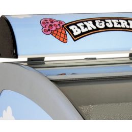 Congélateur coffre élégant avec couvercles