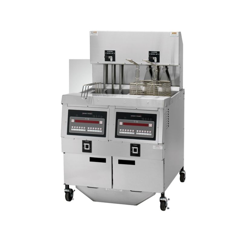 Friteuse gaz haut rendement 2 x 27 l - 50 kw