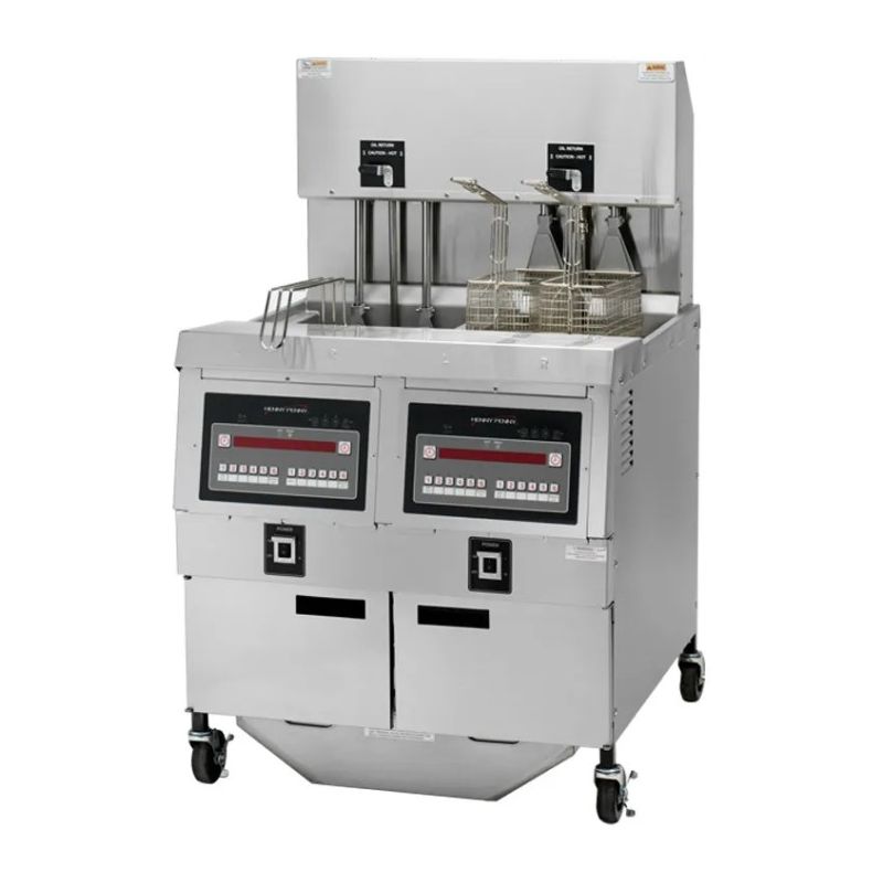 Friteuse gaz haut rendement 2 x 27 l