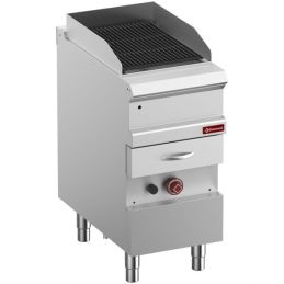 Grill Vapeur gaz, grille en fonte "double face", module 1/2
