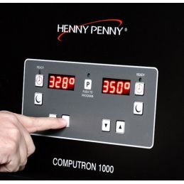 Friteuse gaz haut rendement 36 l - 32 kw, tableau de commande