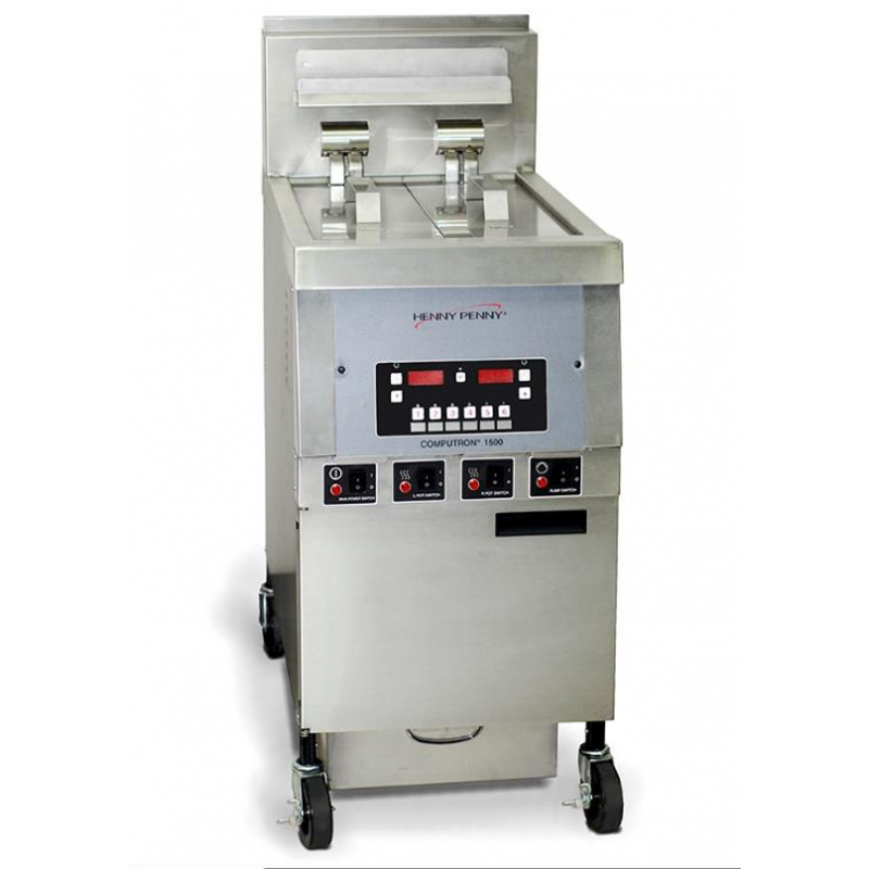 Friteuse électrique haut rendement 1 cuve split sans filtration - 2 x 13 l - 14 kw