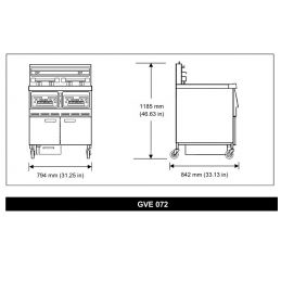Friteuse électrique haut rendement 2x 18 litres - henny penny