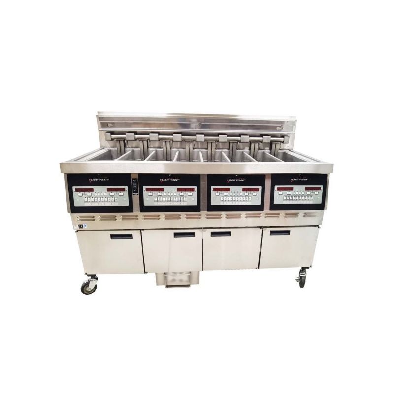 Friteuse électrique haut rendement 4 x 18 l - 56 kw - henny penny