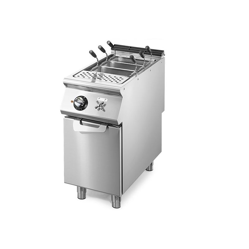 Cuiseur à pâtes électrique, 1 bac gn 1/1, capacité 1x 40 litres, résistances fixes