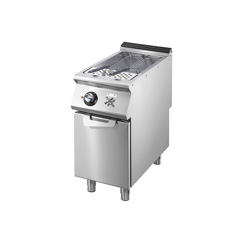 Cuiseur à pâtes GAZ ou électrique, 1 bac gn 2/3, capacité 1x 26 litres, résistances fixes