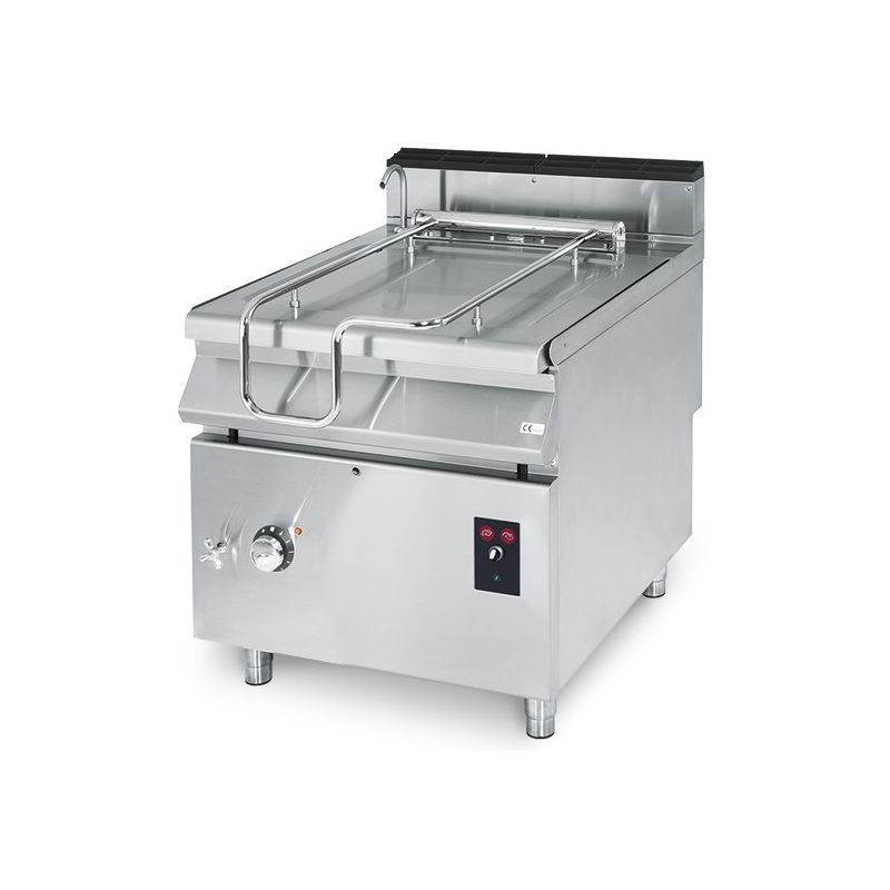 Sauteuse basculante électrique, capacité 50 litres, avec cuve en inox motorisée