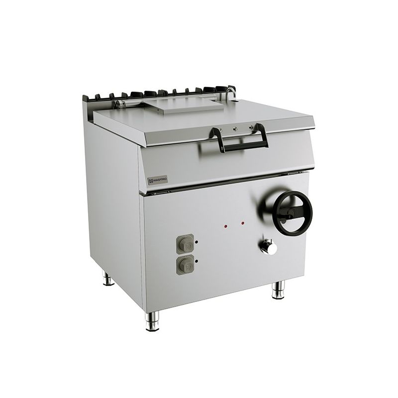 Sauteuse basculante électrique, capacité 60 litres, cuve en inox