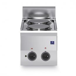 Plaque de cuisson électrique 2 plaques à poser - 300x600x300 mm