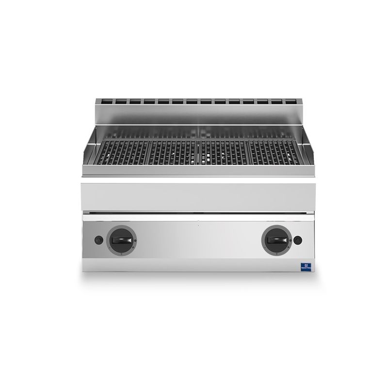 Gril à gaz de table avec 2 zones 320x500 mm
