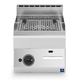 Gril à pierre de lave à gaz de table - 400x650x300 mm