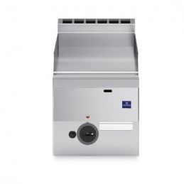 Plaque à snacker de table au gaz avec plaque lisse