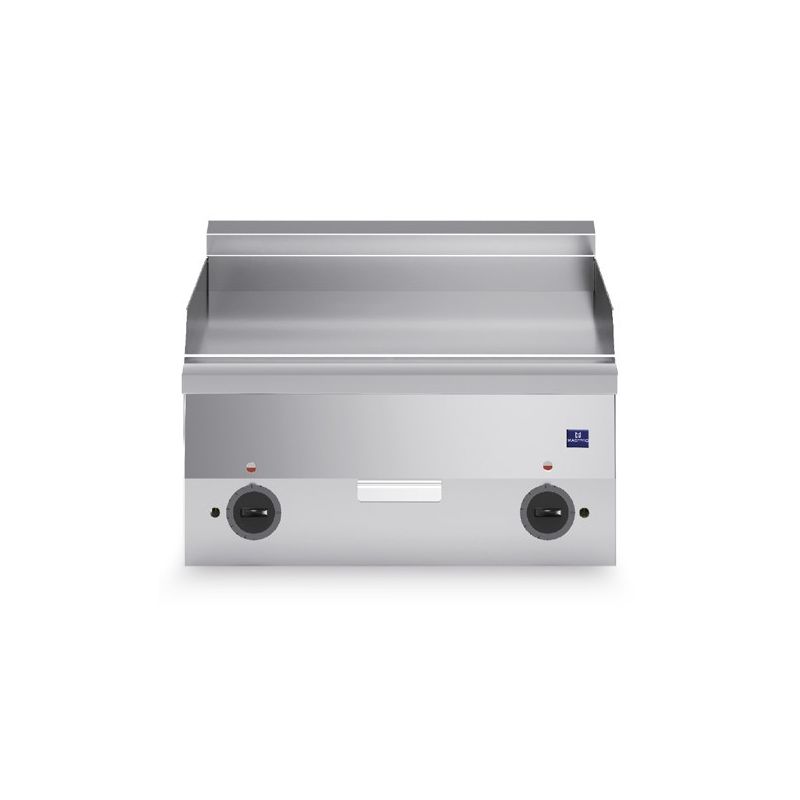 Plaque à snacker électrique de table avec plaque lisse - 600x600x300 mm