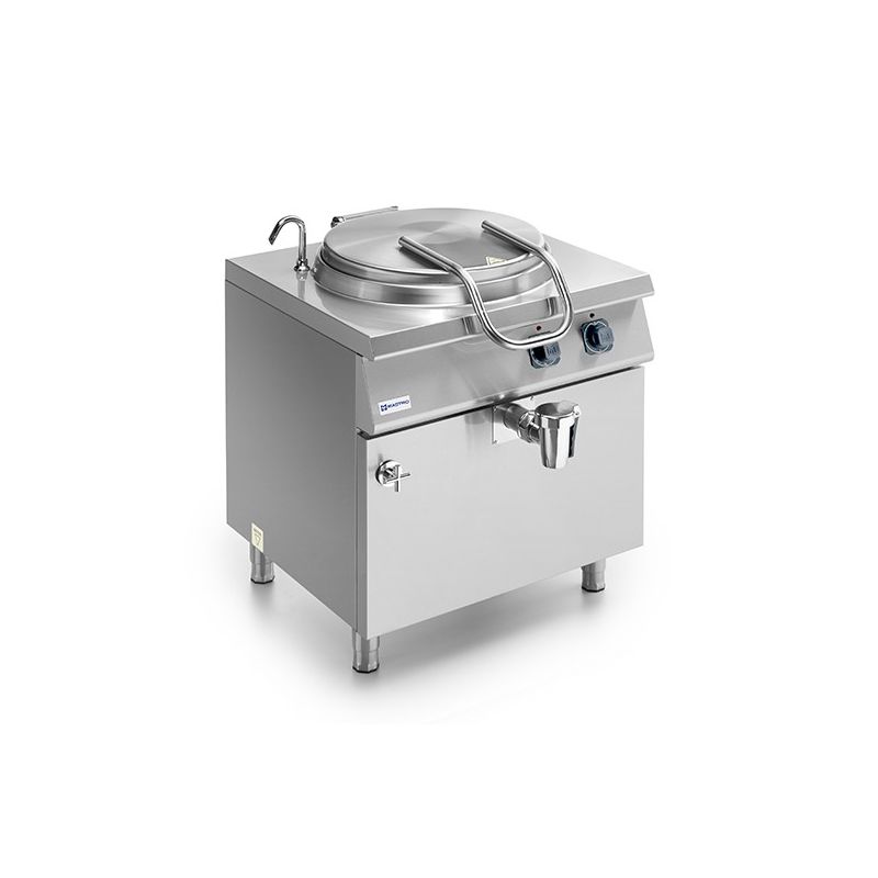 Marmite triphasé professionnelle chauffe directe - capacité 60 litres - 800x730x900 mm