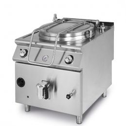 Marmite gaz professionnelle chauffe directe - capacité 150 litres - 800x900x870 mm