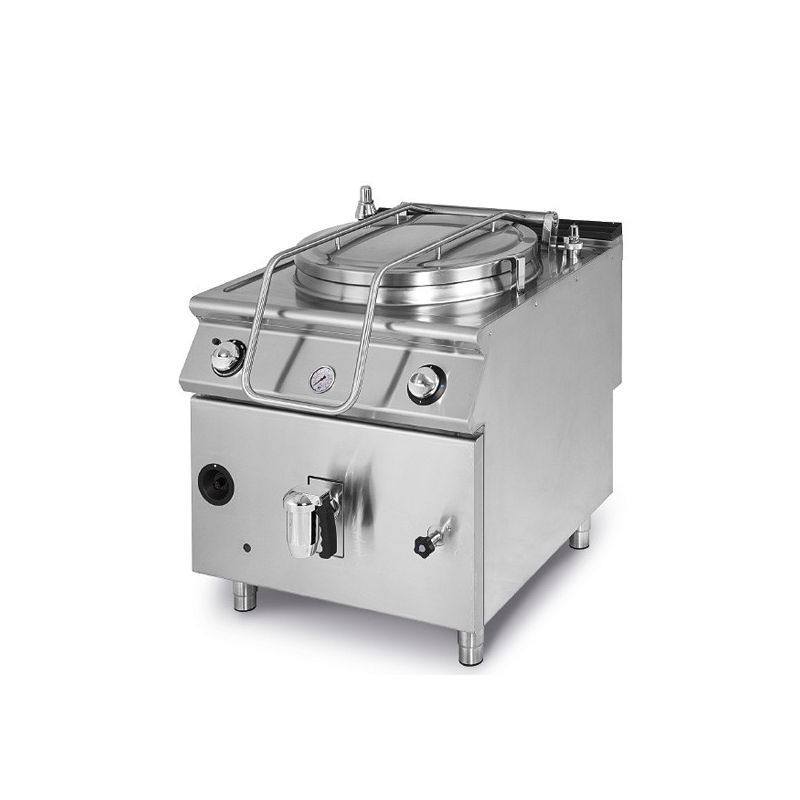 Marmite gaz professionnelle chauffe directe - capacité 150 litres - 800x900x870 mm