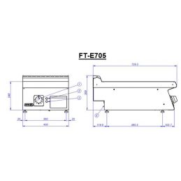 Plancha électrique professionnelle 40 cm FAGOR -série 700