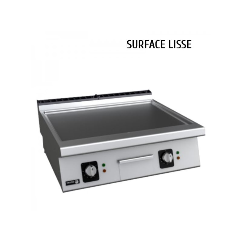 Plancha électrique professionnelle 80 cm FAGOR -série 700, surface lisse