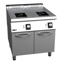 Friteuse électrique 2x 15 litres, 2 paniers fagor
