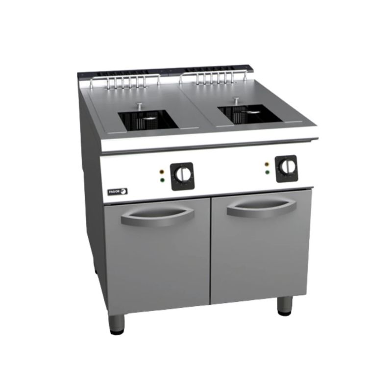 Friteuse électrique 2x 15 litres, 2 paniers fagor