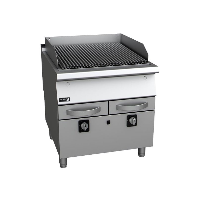 Gril à charbon inox à gaz B-G9101 I, fagor