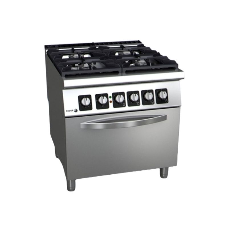 Cuisinière à gaz Fagor 4 feux avec four électrique C-GE741