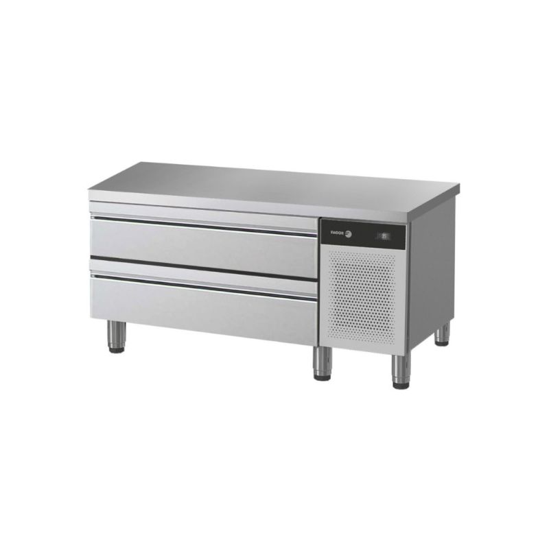 Meuble support réfrigéré avec tiroirs 2x 2/1 Fagor CCP9-2G W2