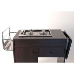 Chariot de flambage 2 feux gaz