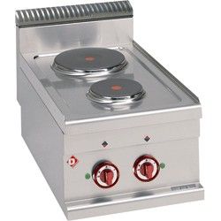 CUISINIERE ELECTRIQUE 2 PLAQUES RONDES -TOP-