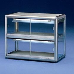 Vitrine exposition chauffante