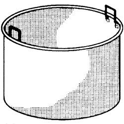 PANIER 50 LITRES Ø350xh360 MM