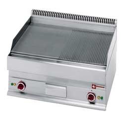 PLAQUE CUISSON ELTRIQUE 1/2 LISSE 1/2 RAINUREE -TOP