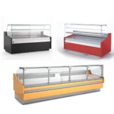 Vitrines d'exposition boucherie